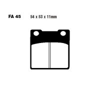 Bremsbelag (Bremsklotz) Semi-Sinter V EBC vorne for Model:  