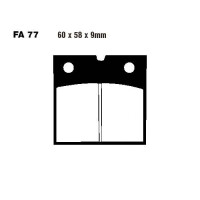 Bremsbelag (Bremsklotz) Semi-Sinter V EBC vorne/hinten for Model:  