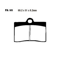 Bremsbelag (Bremsklotz) Semi-Sinter V EBC vorne/hinten for Model:  