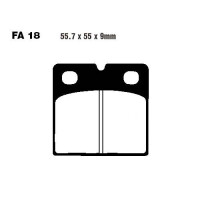 Bremsbelag (Bremsklotz) Semi-Sinter V EBC vorne/hinten for Model:  