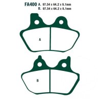 Bremsbelag (Bremsklotz) Semi-Sinter V EBC vorne/hinten for Model:  