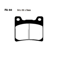 Bremsbelag (Bremsklotz) Sinter HH EBC vorne/hinten for Model:  