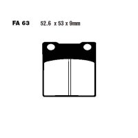 Bremsbelag (Bremsklotz) Sinter HH EBC vorne/hinten for Model:  