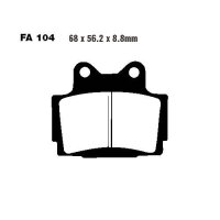 Bremsbelag (Bremsklotz) Sinter HH EBC vorne/hinten for Model:  