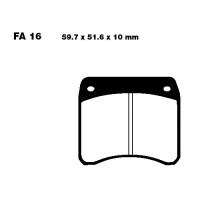 Bremsbelag (Bremsklotz) Sinter EPFA EBC vorne/hinten for Model:  