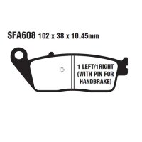 Bremsbelag (Bremsklotz) Sinter HH Scooter EBC vorne/hinten for Model:  