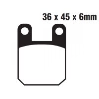 Bremsbelag (Bremsklotz) Sinter R EBC vorne/hinten for Model:  