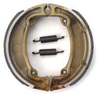 Brake shoes with springs grooved for Model:  Yamaha RS 100 1Y8 1977-1981