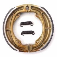 Brake shoes with spring grooved for Model:  Suzuki DR 500 S 1981-1984