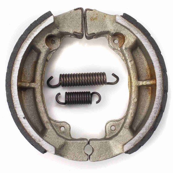 Brake shoes with springs