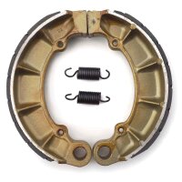 Brake shoes with springs grooved for Model:  Honda PC 800 Pacific Coast RC34 1989-1998