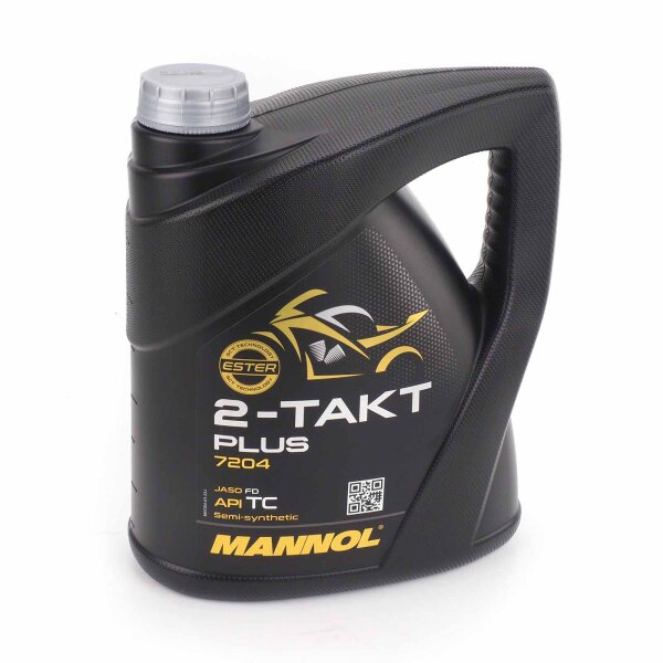 Mannol 2-Takt Plus Semi-Synthetic Motoröl 4 Liter für Peugeot Vivacity 50 SportLine 3 2003