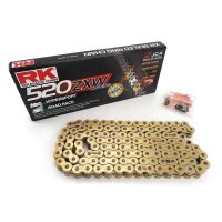 Chain from RK with XW-ring GB520ZXW/120 open with rivet lock