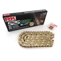 Chain from RK with XW-ring GB525XRE/110 open with rivet lock for Model:  