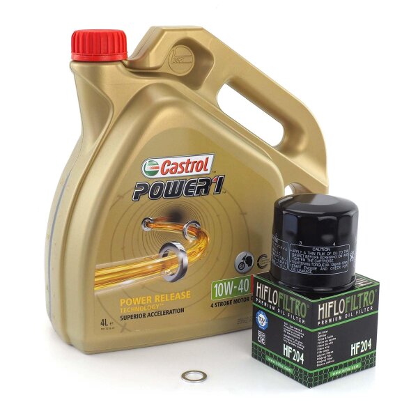 Castrol Engine Oil Change Kit Configurator with Oi for Yamaha MT-10 ABS RN45 2017 for model: Yamaha MT-10 ABS RN45 2017