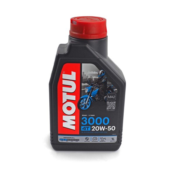 Motoröl MOTUL 3000 4T 20W-50 1l für Harley Davidson XG 500 Street 2015