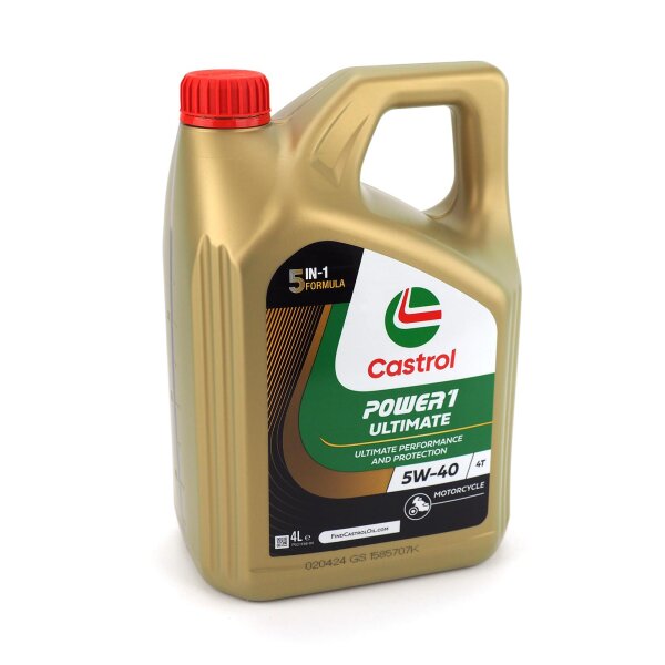 Motoröl Castrol POWER1 Racing 4T 5W-40 4l für BMW K 1300 R ABS K12S/K43 2009