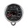 Tacho 180 km/h schwarzes Ziffernblatt 60 mm chrom für Honda FJS 400 SW T NF03 2009-2016