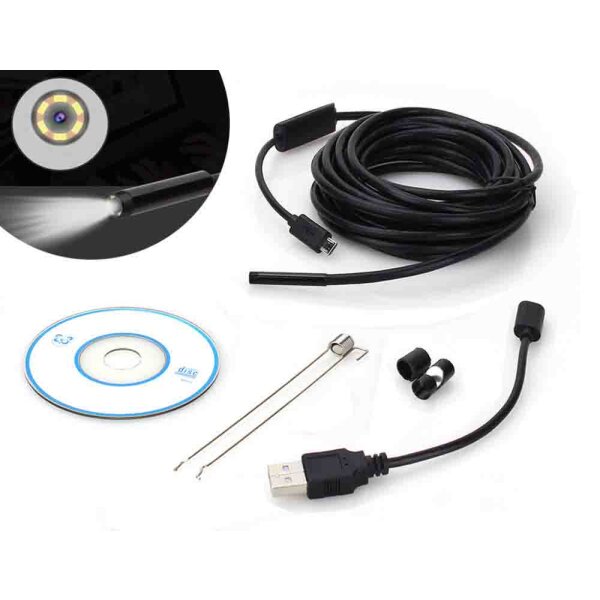 Endoskop Inspektionskamera für Android und PC