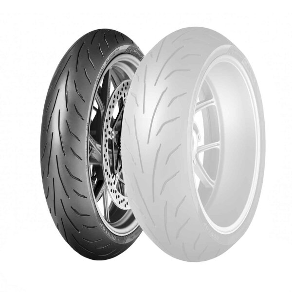 Reifen Dunlop Qualifier Core 120/70-17 (58W) (Z)W für Aprilia SMV 750 Dorsoduro ABS SM 2011