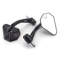 Pair Handlebar end Mirror Raximo BEM-V1 with E-number and... for Model:  