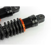 Vopo Stoßdämpfer paar 385 mm schwarz-orange