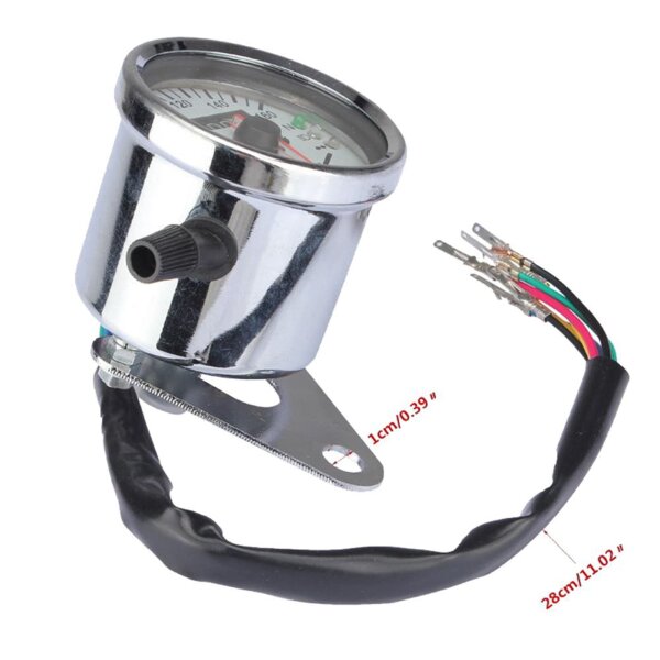 Motorrad Tachometer Universal Craftride CMS Tacho chrom