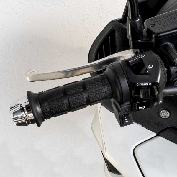 Heizgriffe Motorrad Overgrips，12V USB Universal Handlebar Grips Heizung  Motorrad Fahrrad Griff Heizung Übergriffe für intelligente dreistufige  Temperaturregelung (12V) : : Auto & Motorrad